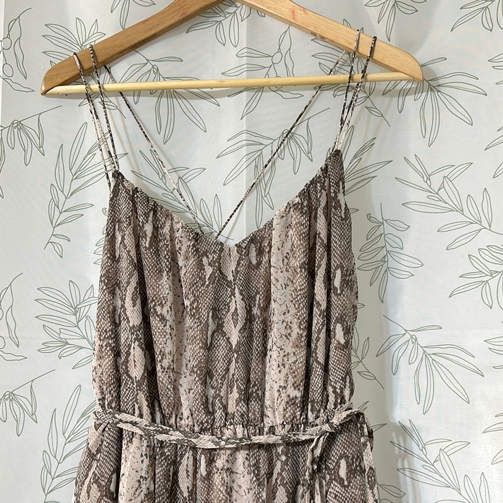 Banana Republic Brown Lace Knee-Length Sundress - Picture 4 of 7